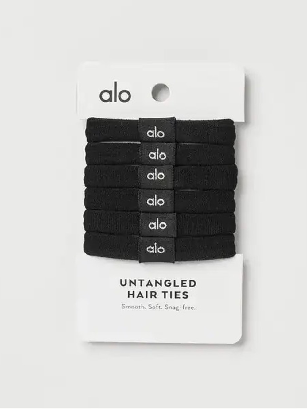 Alo Yoga Untangled Hair Tie 3-Pack Black